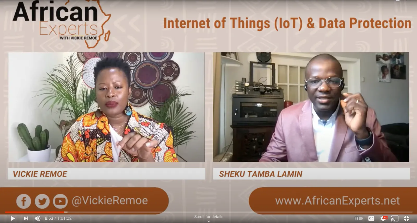 African Experts Spotlight: Our Founder, Tamba Sheku Lamin and Vickie Remoe on African Experts Show