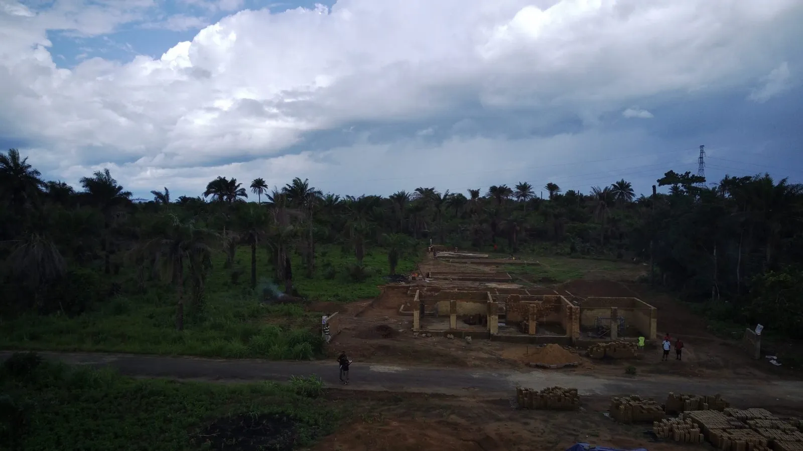 Photo Showing Progress at The Eco-living Oasis at Mile-36