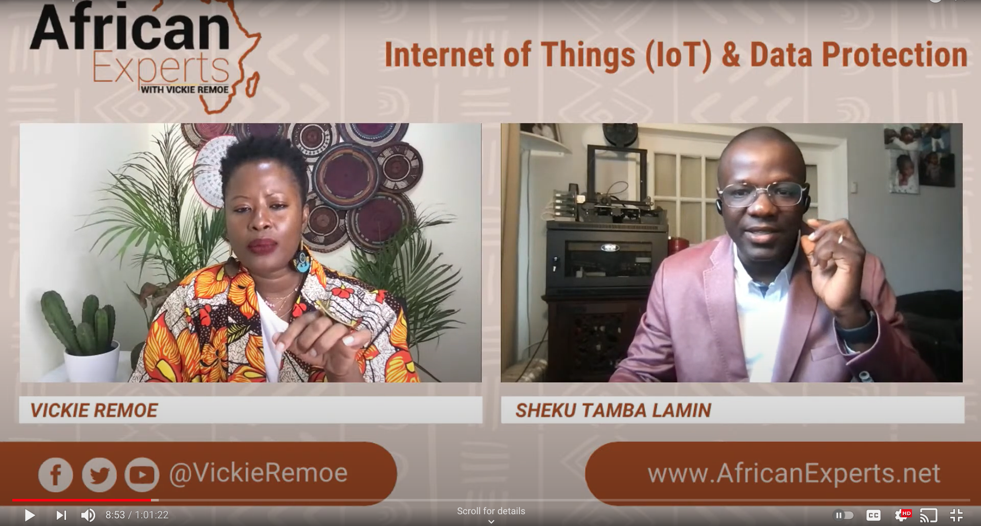 African Experts Spotlight: Our Founder, Tamba Sheku Lamin and Vickie Remoe on African Experts Show